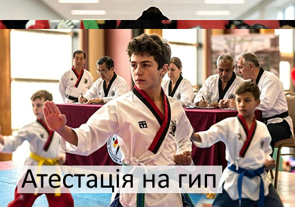 Іспит на кольорові паски в Тхеквондо